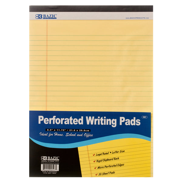 Yellow Legal Writing Pad (48 Pack)