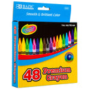 48-Piece Premium Crayon Set (24 Pack)