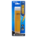 Yellow Mechanical Pencils, 0.9mm, 4 Count (24 Pack)