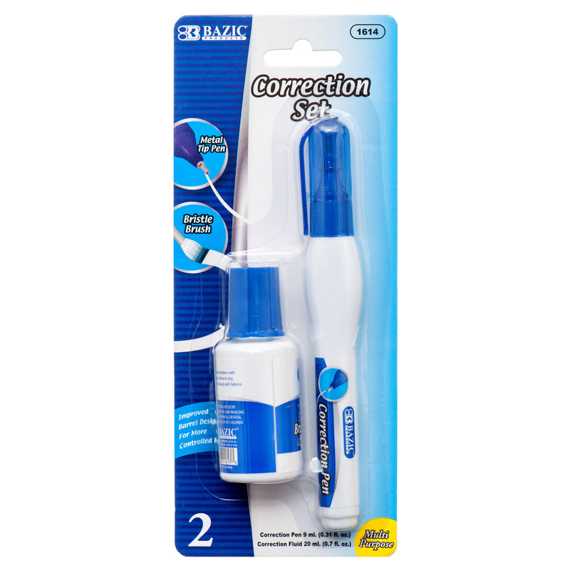 White Out Correction 2-Piece Set (24 Pack)
