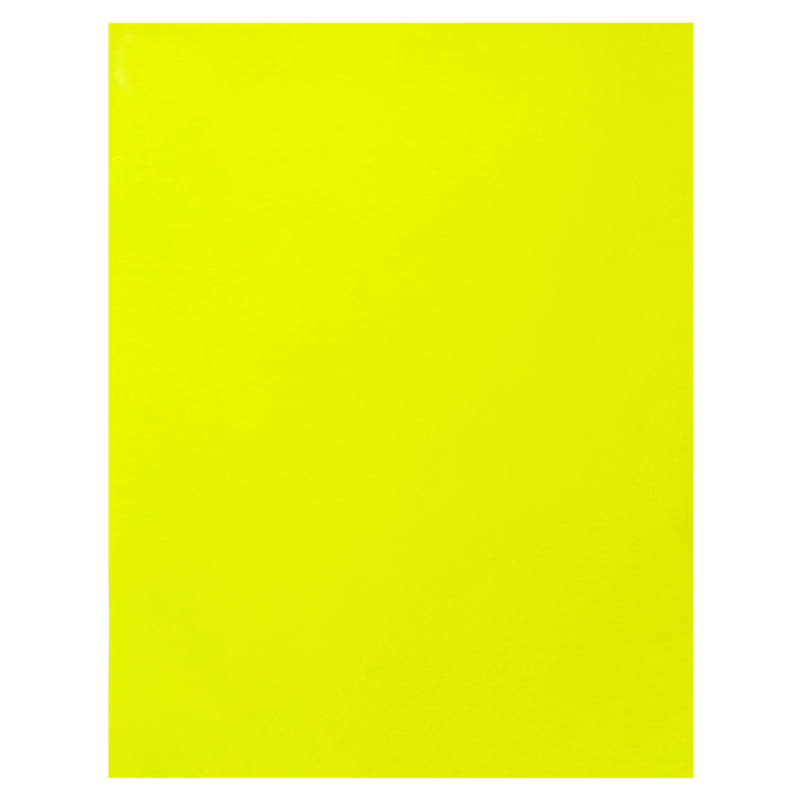 Neon Yellow Poster Board, 22" x 28" (25 Pack)