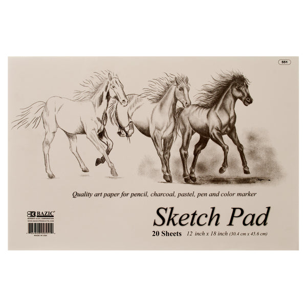 Sketch Pad, 20 Sheet (48 Pack)