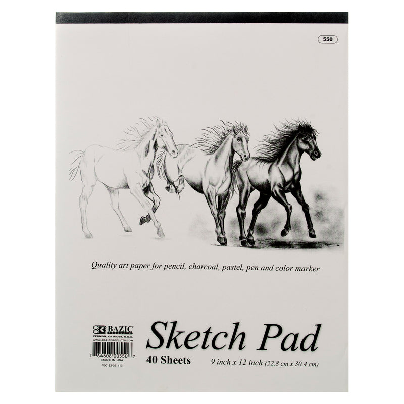 Sketch Pad, 40 Sheet (48 Pack)