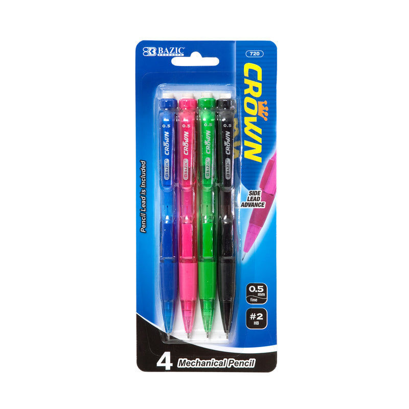 Crown Mechanical Pencil, 4 Count (24 Pack)