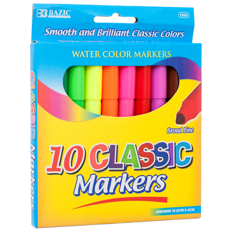 Classic Markers, 10 Count (24 Pack)