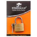 Kingman Brass Padlock 38Mm W/ Iron Core (12 Pack)