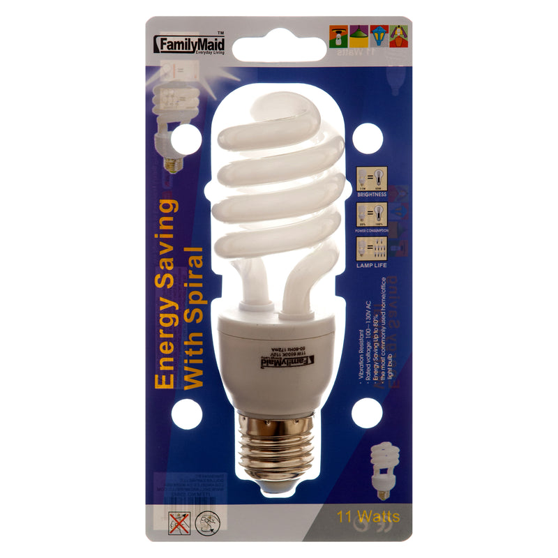 Energy Saver Twist Light Bulb, 11W (24 Pack)