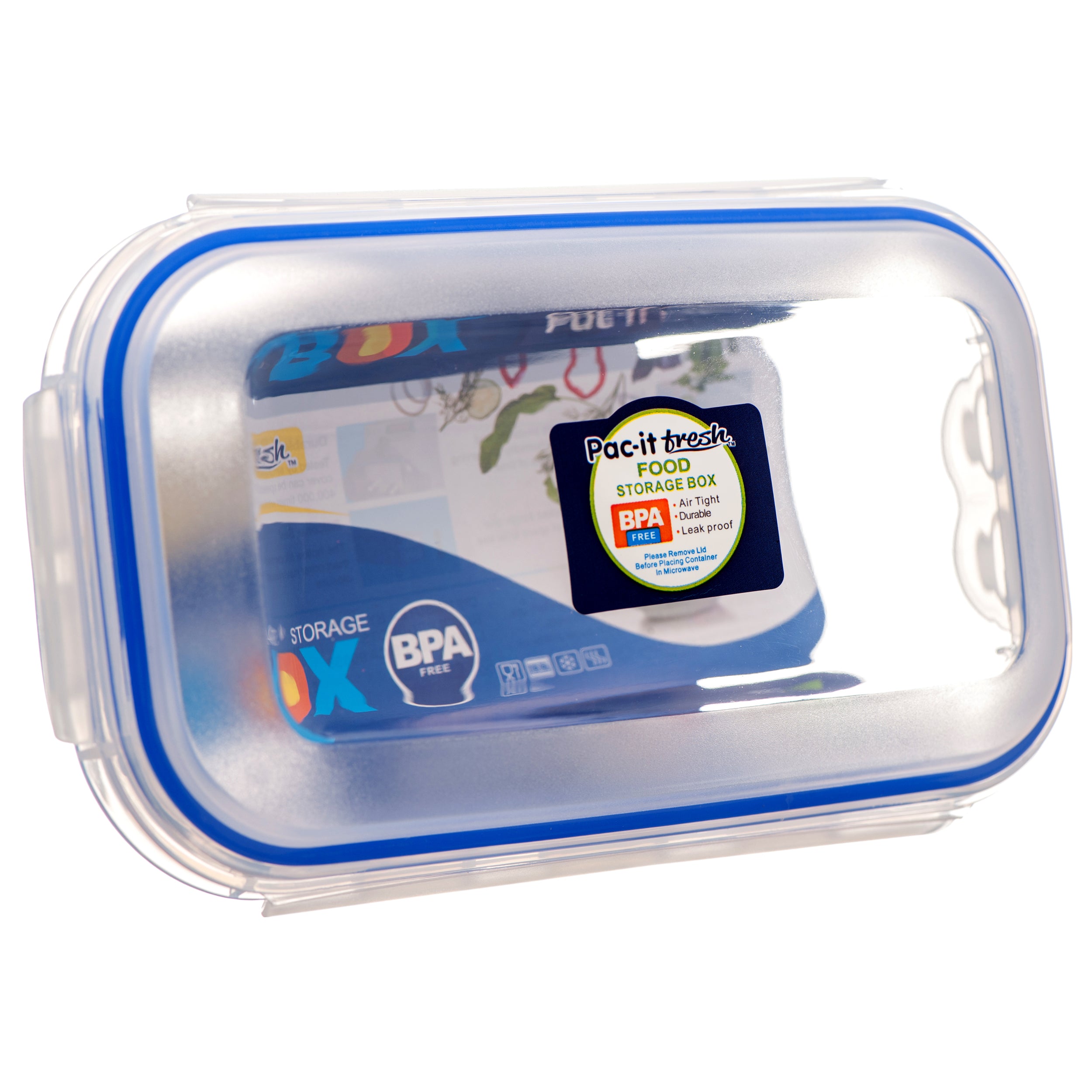 Pac It Fresh Rect 580Ml Airtight Clear #71019 (Pack Of 1)