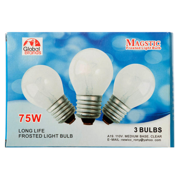 Light Bulb 3Pk 75W #Gb08070 (40 Pack)