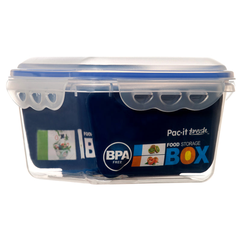 Plastic Container Sq 1.2 L Airtight Clear