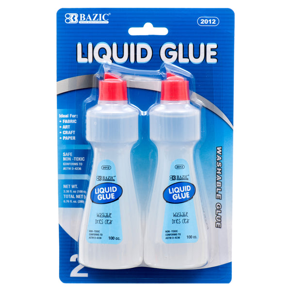 Clear Liquid Glue, 2 Count, 2.7 oz (24 Pack)