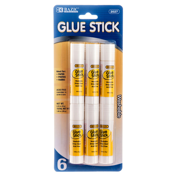 Small Glue Stick, 6 Count (24 Pack)