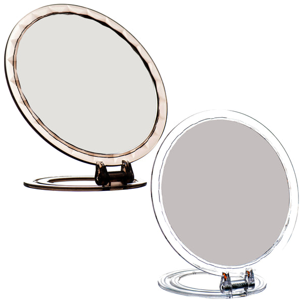 Medium Round Mirror w/ Stand, Sunflower, 8.4" x 9.6" (12 Pack)