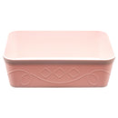 NuValu Plastic Multipurpose 8.5" Organizer, Stitch, Pink & Beige (12 Pack)