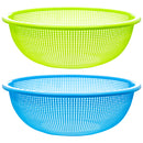 NuValu Round Plastic 14" Colander (12 Pack)