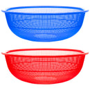 NuValu Round Plastic 25" Colander (12 Pack)