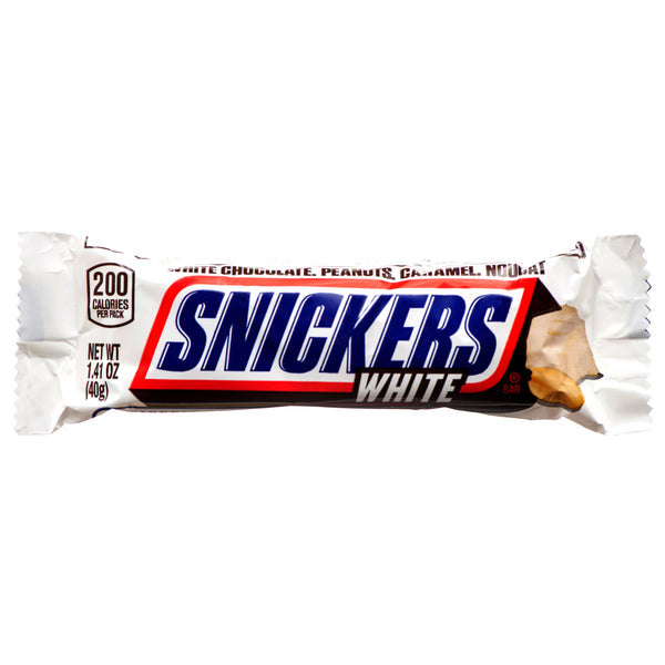 Snickers White Chocolate Bar, 1.4 oz (24 Pack)