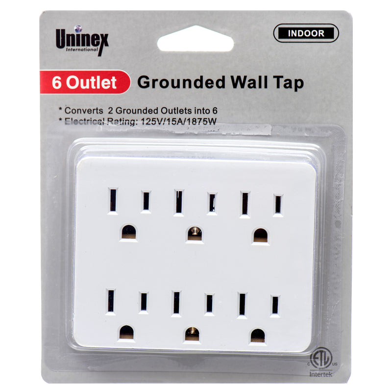 Electric Wall Tap 6 Outlet (24 Pack)