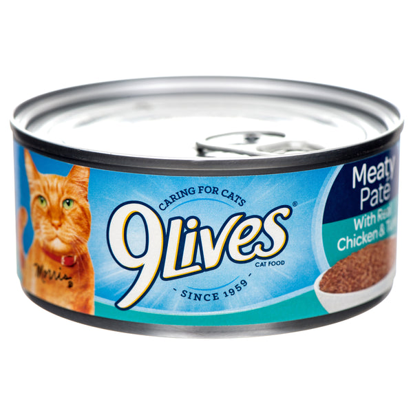 9 Lives Chicken & Tuna Dinner 5.5 Oz (24 Pack)