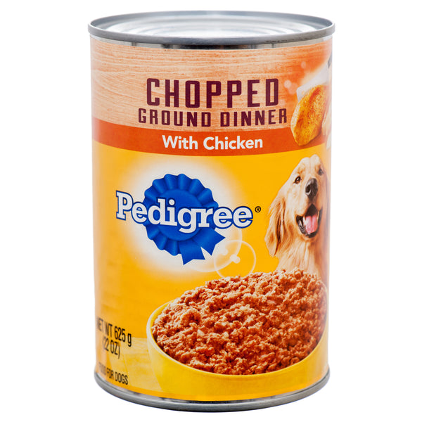 Pedigree Dog Food, Chopped Chicken, 22 oz (12 Pack)