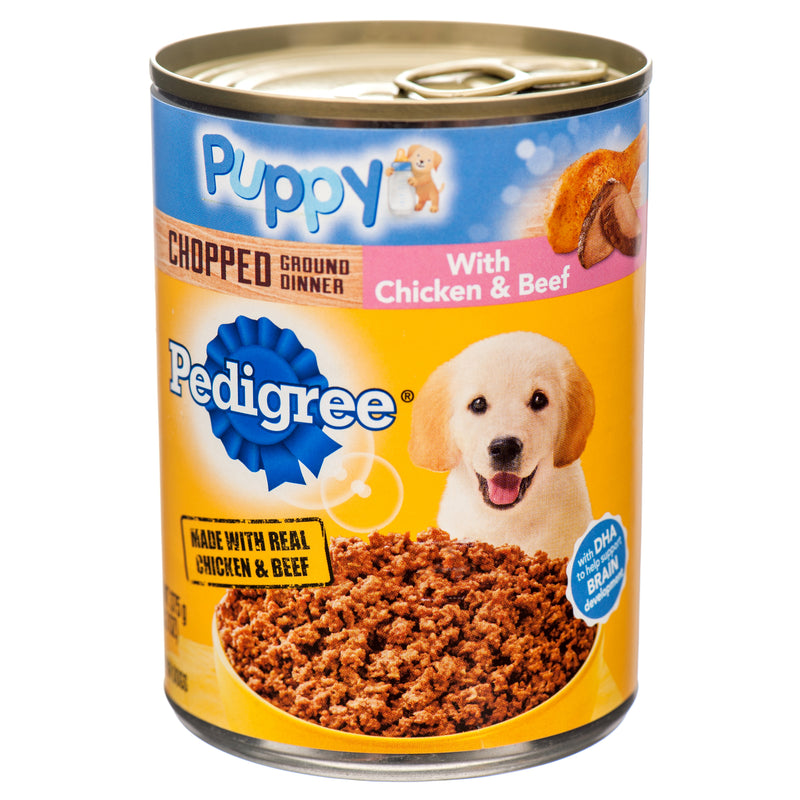 Pedigree 13.2 Oz Puppy Chicken & Beef Dinner (12 Pack)