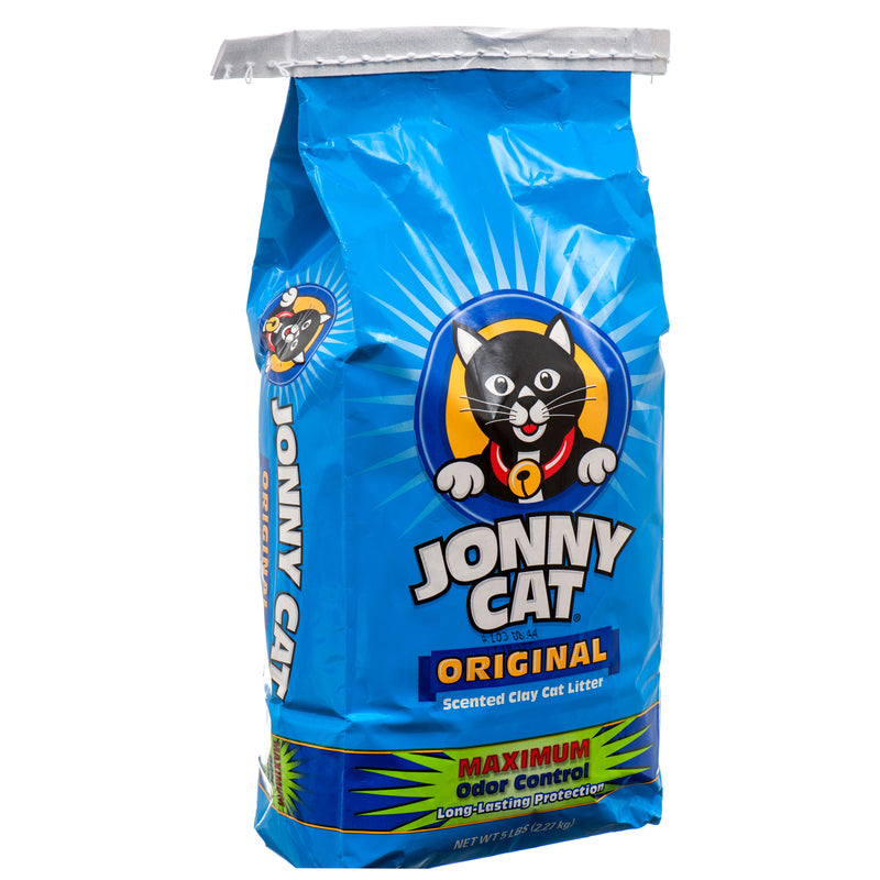 Jonny Cat Original Scented Clay Cat Litter, 5 lb (8 Pack)