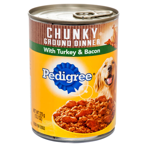 Pedigree 13.2 Oz Chunky Turkey & Bacon (12 Pack)