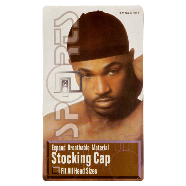 Hair Durag Cap Black #Jj-1168 (12 Pack)