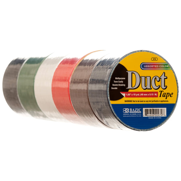 Duct Tape, Assorted Colors (36 Pack)