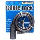 Bicycle Lock 36" Round W/Asst Colors