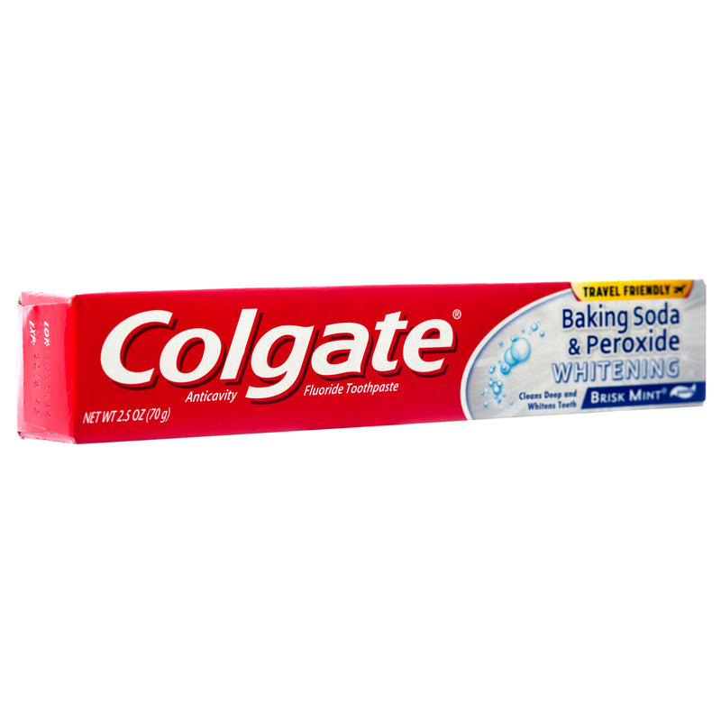 Colgate Whitening Toothpaste, Baking Soda & Peroxide, 2.5 oz (24 Pack)