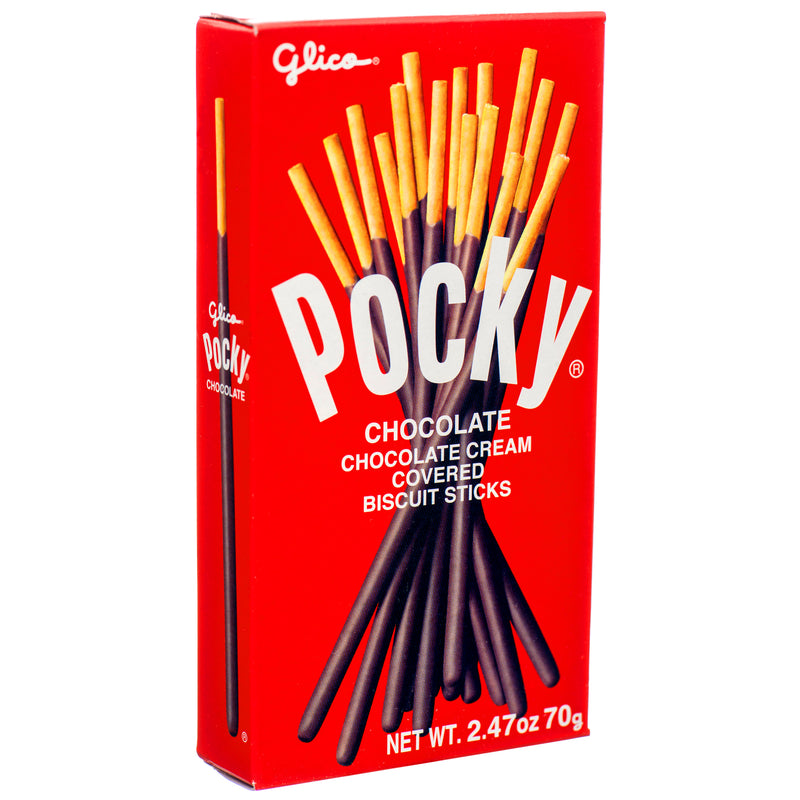 Pocky Chocolate Cream Biscuit Sticks, 2.4 oz (10 Pack)