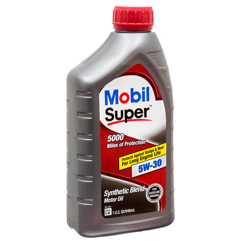 Mobil Super Motor Oil 1Qt 5W30 (6 Pack)