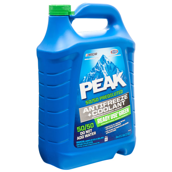 PEAK 50/50 Prediluted Antifreeze & Coolant, 1 Gal (6 Pack)