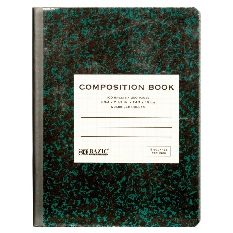 Quad Ruled Composition Notebook, 100 Sheets (48 Pack)