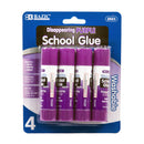 Purple Glue Sticks, 4 Count (24 Pack)