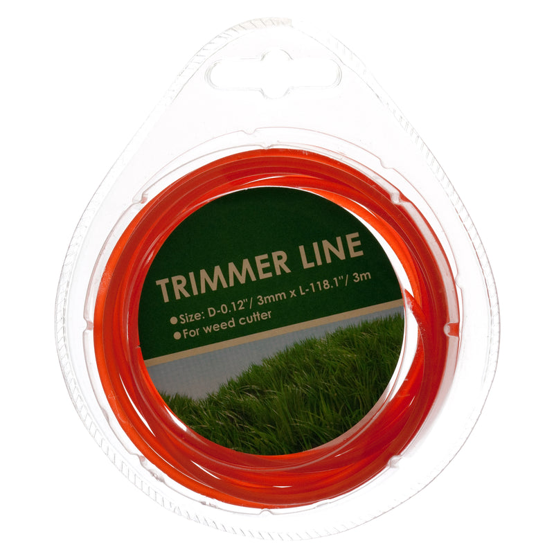 Trimmer Line For Weed Cutter 3.0Mm X 3M (12 Pack)
