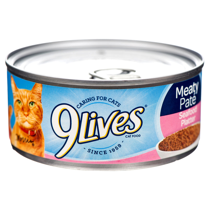 9Lives Cat Food, Seafood Platter, 5.5 oz (24 Pack)