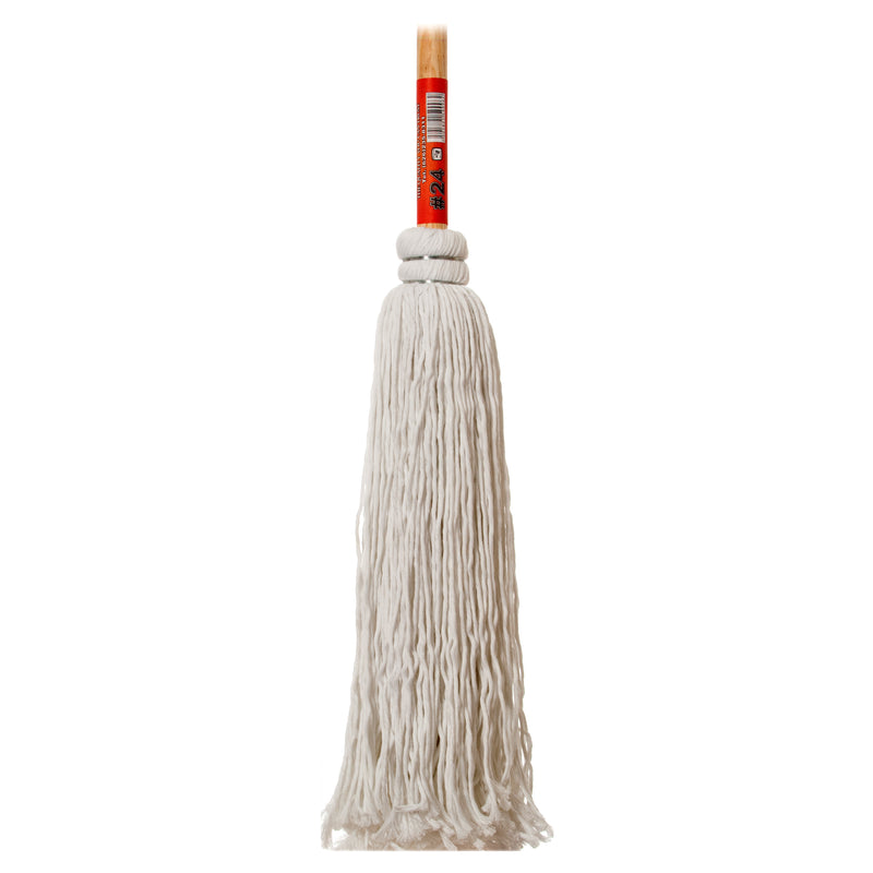 Large String Mop w/ Wood Handle (12 Pack)