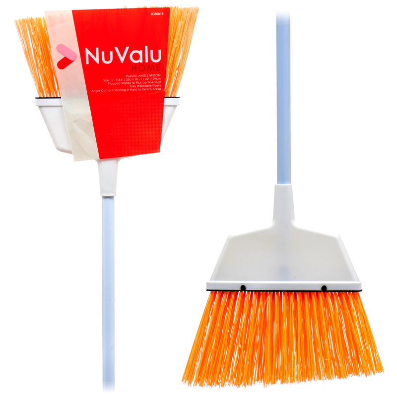 NuValu Large Angled Broom (24 Pack)