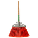 Fan Broom w/ Wood Handle (12 Pack)