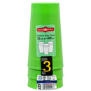 Plastic Tumbler 3 Pk 22 Oz Asst Clr (48 Pack)
