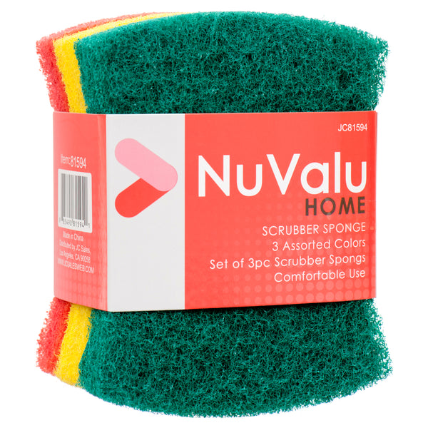 NuValu Scrubbers, 3 Count (24 Pack)