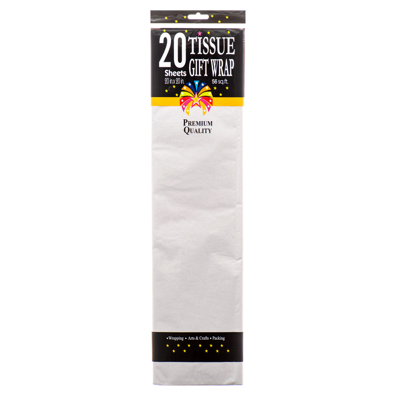 Tissue Wrap 20 Ct - White (12 Pack)
