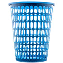 Round Laundry Basket w/ Lid, Assorted Colors (24 Pack)