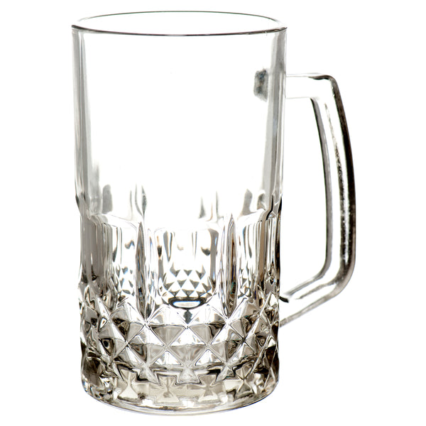 Beer Mug 500Ml Round Glass (24 Pack)