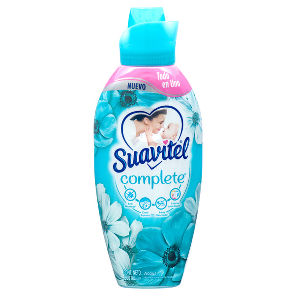 Suavitel Complete Fabric Softener, Acqua, 27 oz (12 Pack)