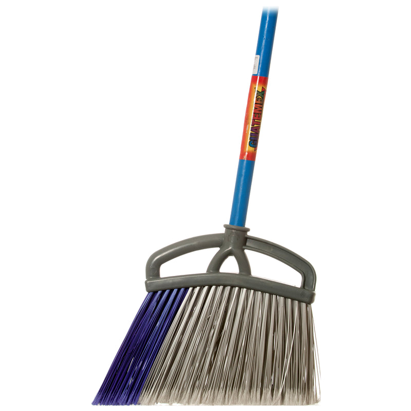 Angle Broom W/ Wooden Blue Handle
