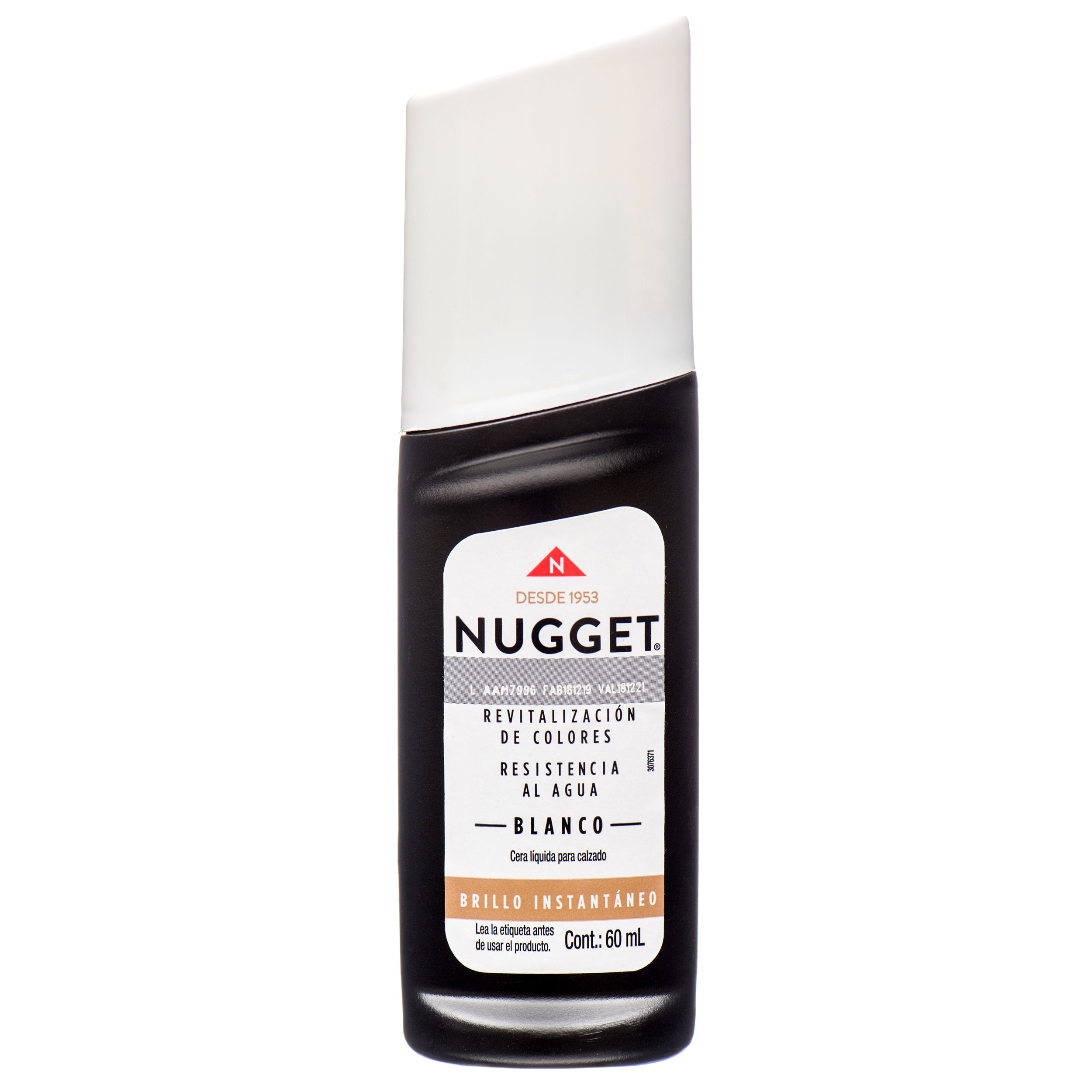 Nugget Shoe Polish, White, 2 oz (12 Pack)