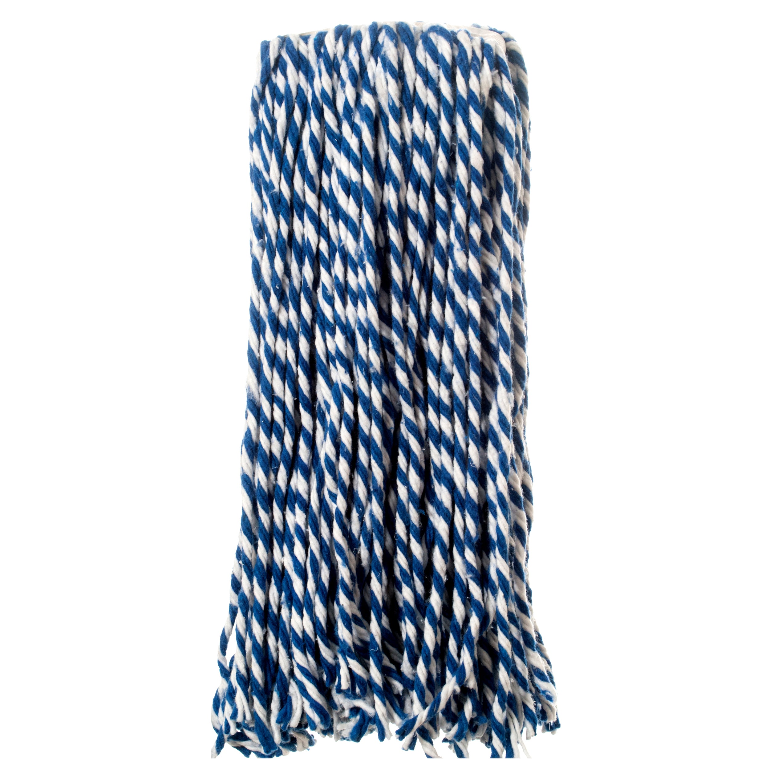 Mop Head W/Blue Stripe Strings (Pack Of 1)